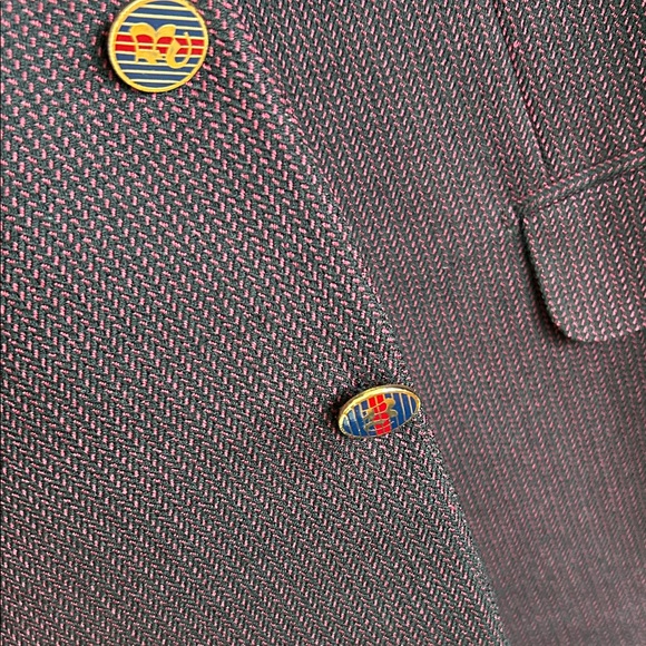 Brioni Men’s Rich Burgundy Sport Coat 75% Wool 25% Silk Made in Italy 🇮🇹 - Picture 8 of 12